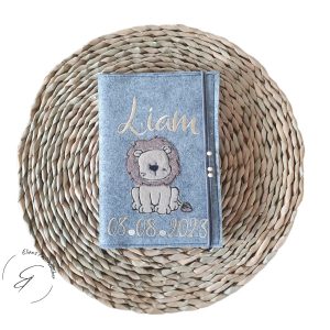 U-Heft Hülle Löwe oder personalisiert mit Wunschmotiv und Namen