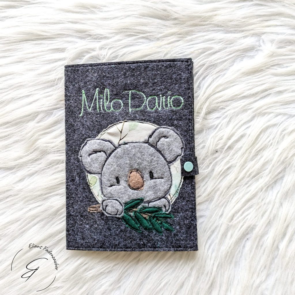 U-Heft Hülle Koala oder personalisiert mit Wunschmotiv und Namen