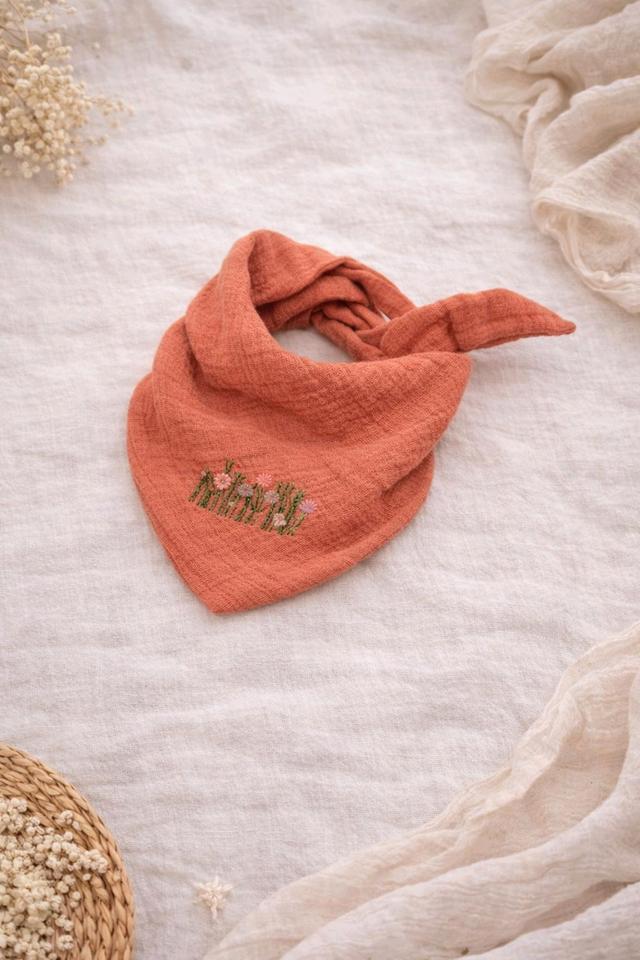 Frühlingsset Weste, Tuch und Stirnband in Wunschgröße – Bild 2