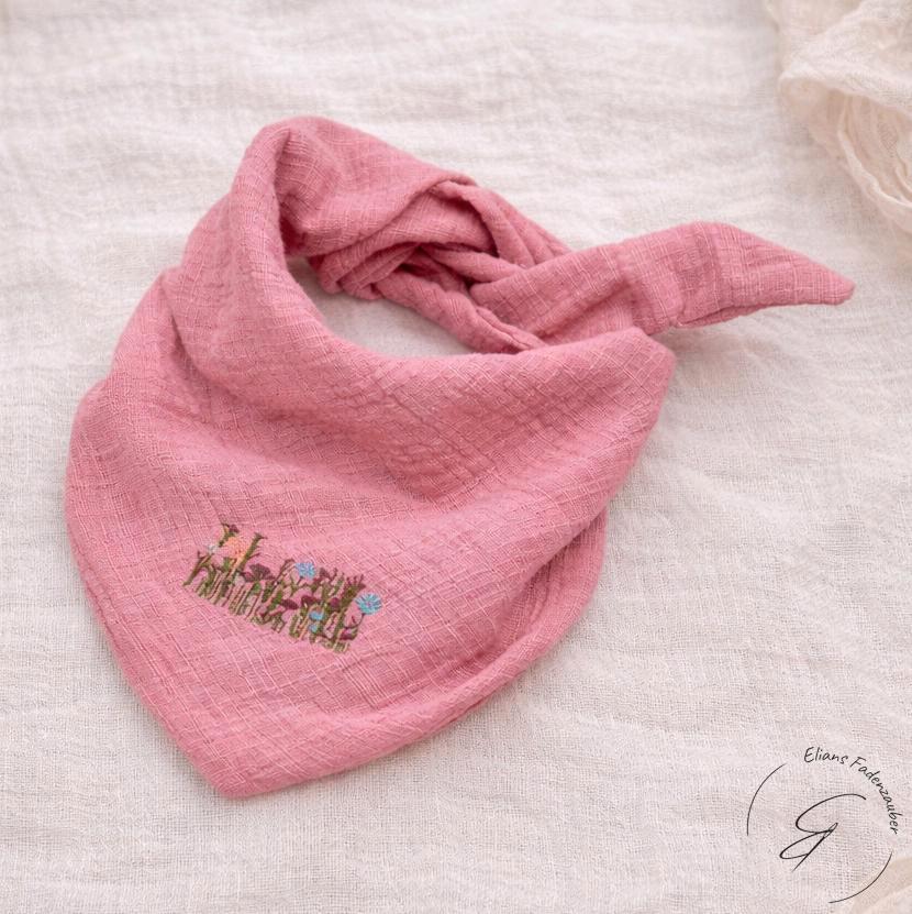 Frühlingsset Weste, Tuch und Stirnband in Wunschgröße – Bild 4